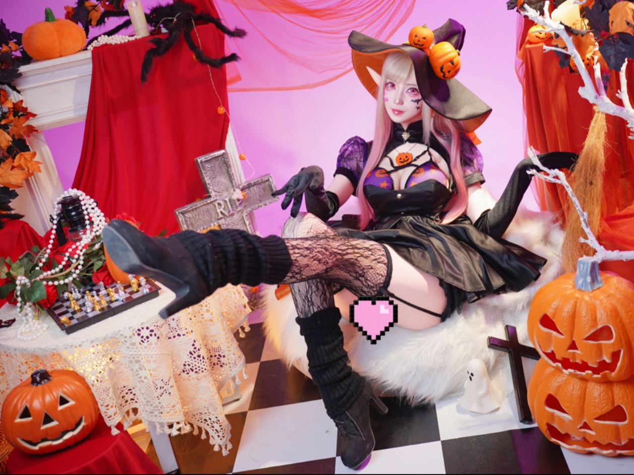 不给糖就来你家！捣蛋！