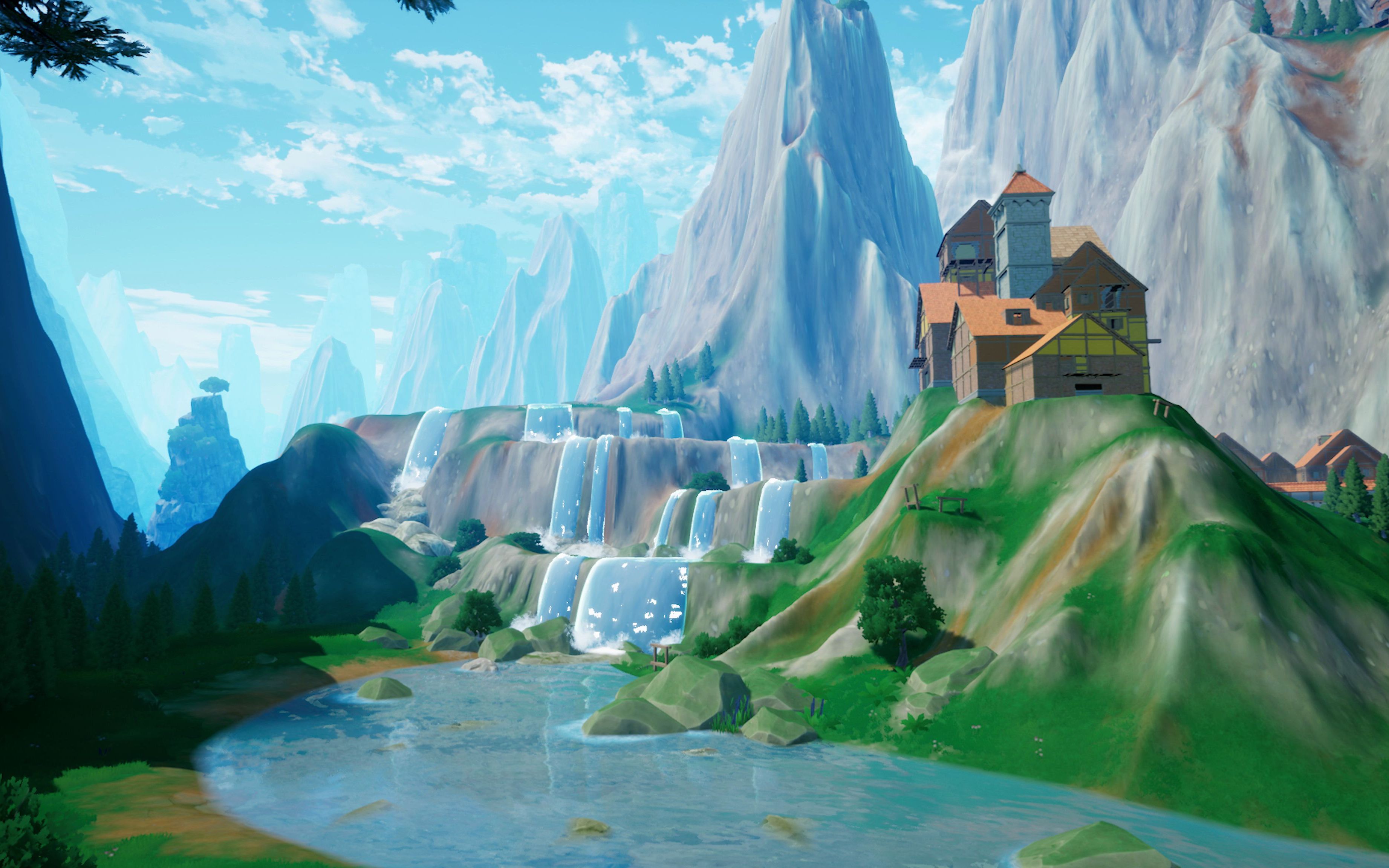 houdini ue4 wc——风格化场景练习(风格化峡谷)