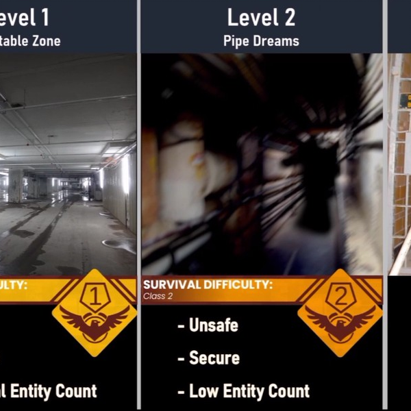 The Backrooms Level 0-50 Survival Difficulty Comparison 