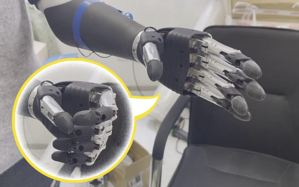 钛虎机器人 酷手·智能仿生手(肌电假肢) 第一弹 测试进行中