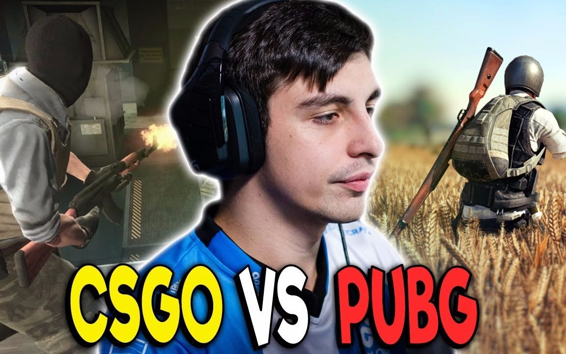 shroud大佬的前半身csgo生涯和现今吃鸡主播对比