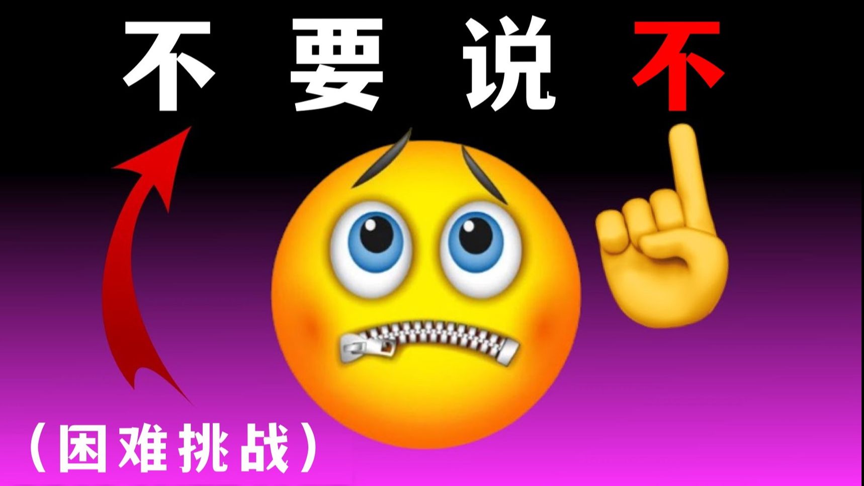 看这个视频时不要说"不"!哔哩哔哩bilibili