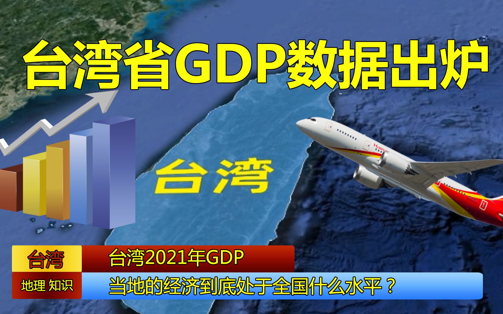 台湾省2021年GDP出炉!在全国能排第几名?哔哩哔哩bilibili