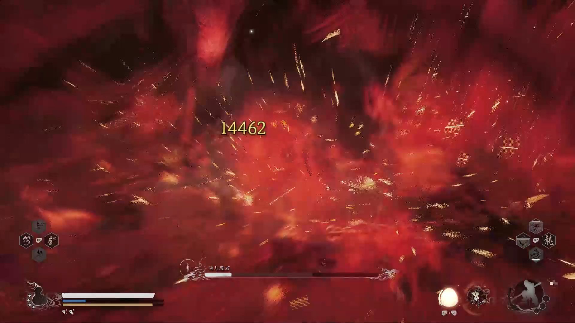 《黑神话悟空》天龙棍 无伤暴打 六周目晦月魔君