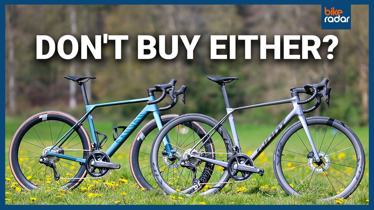 giant tcr vs canyon ultimate - lightweight race bikes do battle!