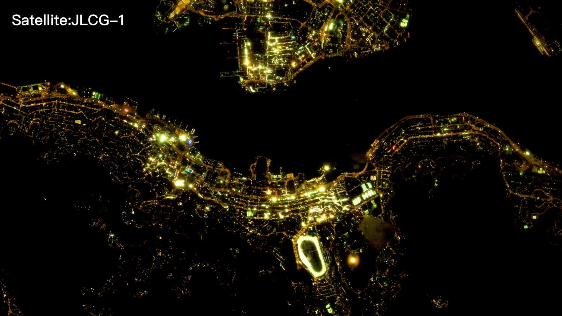 卫星视角下的中国城市夜景篇