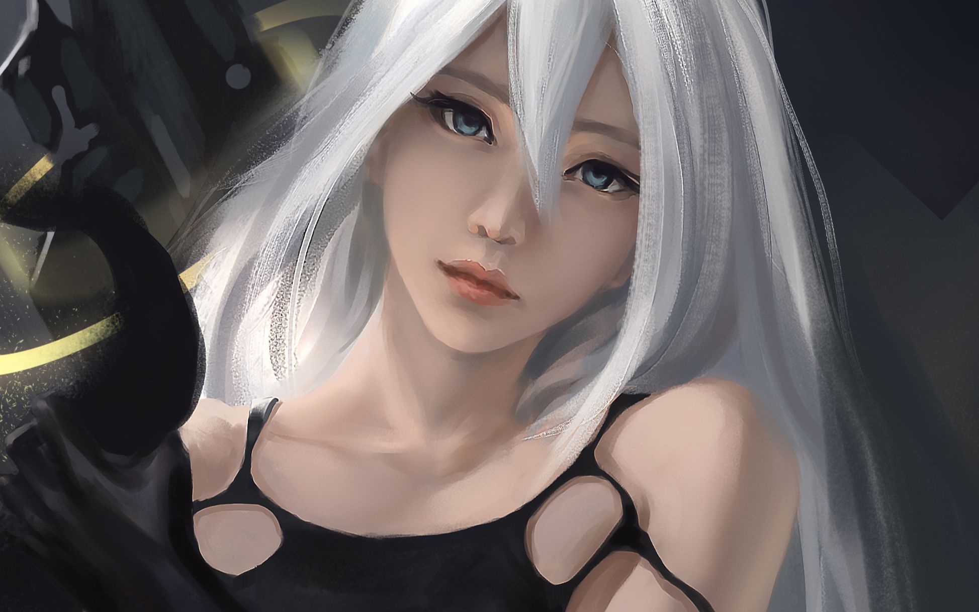 ps绘画过程尼尔机械纪元a2板绘