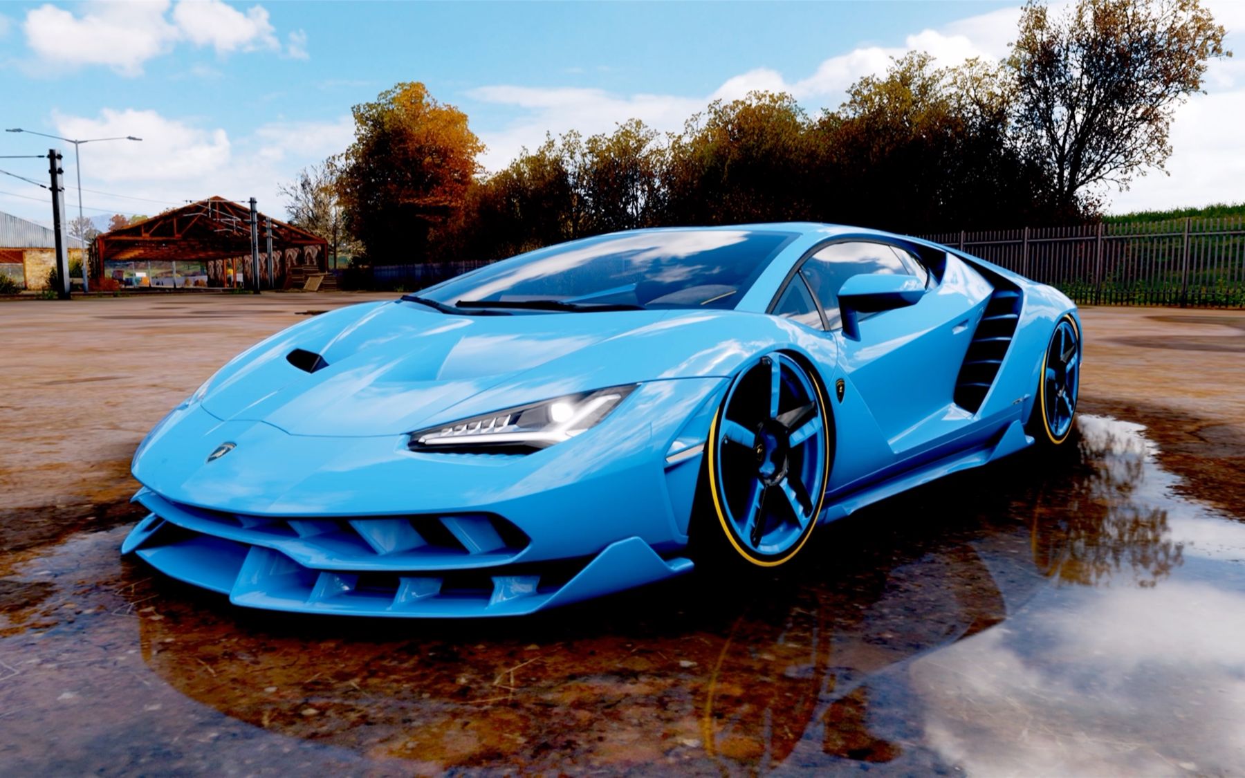 地平线4:私人订制版兰博基尼, 蓝色百年牛