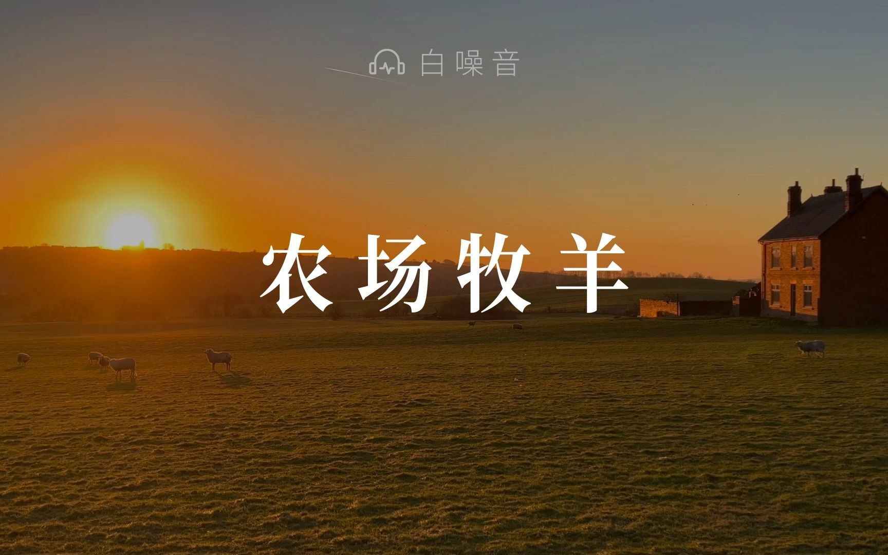 1小时白噪音 | 在治愈的大草原放羊，陪伴沉浸式学习工作 | 放松解压 | 提升专注