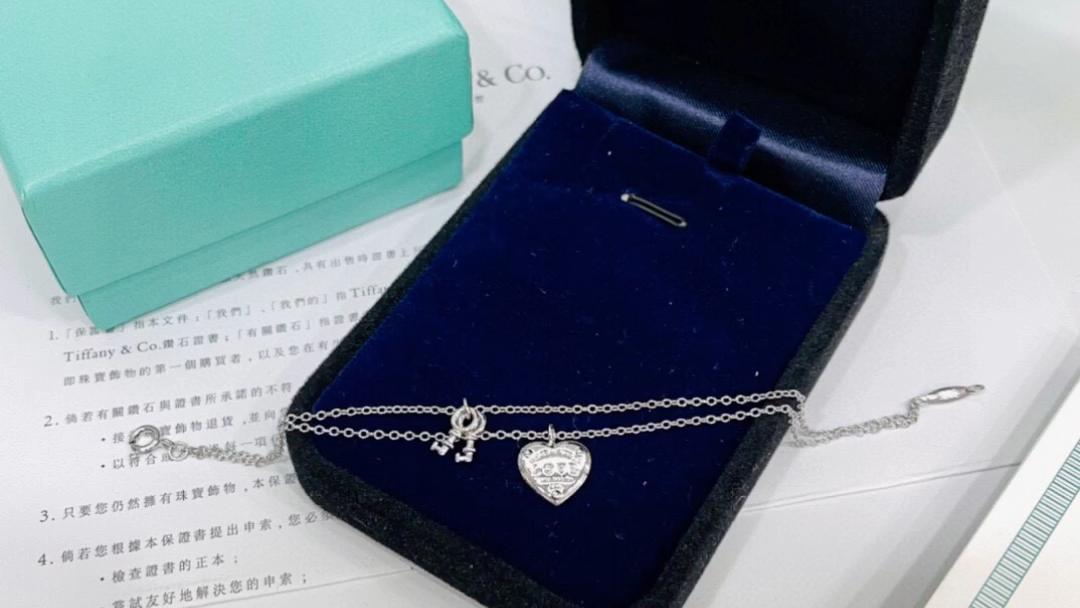 tiffany 手链 新款 高仿蒂芙尼 大牌品质 爱心爱心78 手链 l 高端