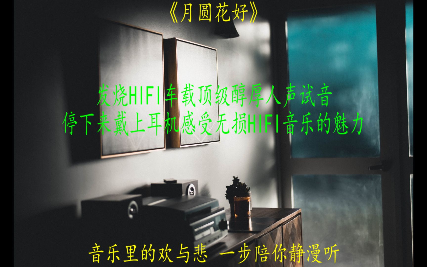 40.无损音乐/发烧hifi试音极品怀旧经典歌曲《月圆花好》哔哩哔哩bilibili