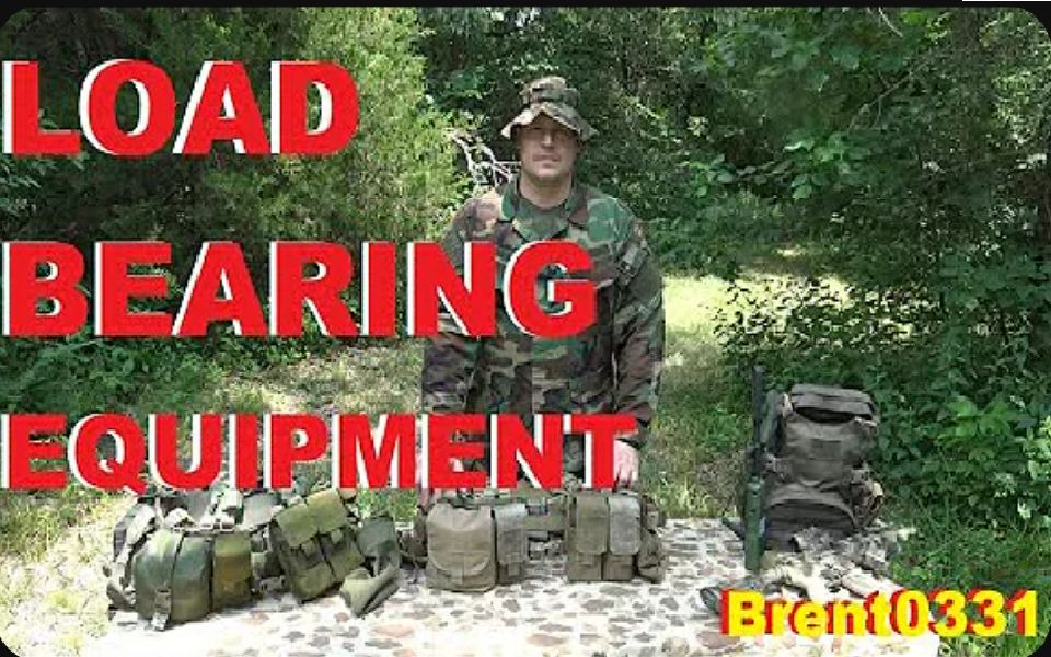 【英字】美国陆军胸挂经典老学校配置讲解&展示 LBE负重系统 Load Bearing Equipment (LBE) @Brent0331哔哩哔哩bilibili