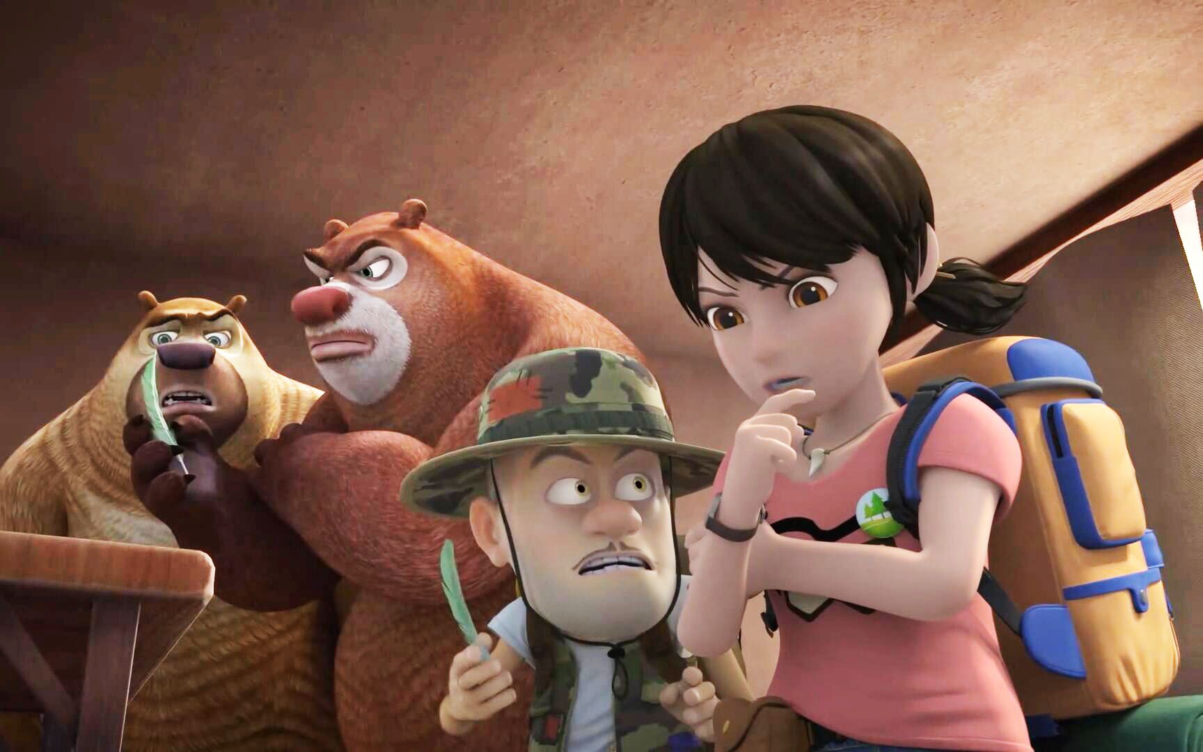 熊出没之探险日记2密室新发现拔毛怪欲销毁证据