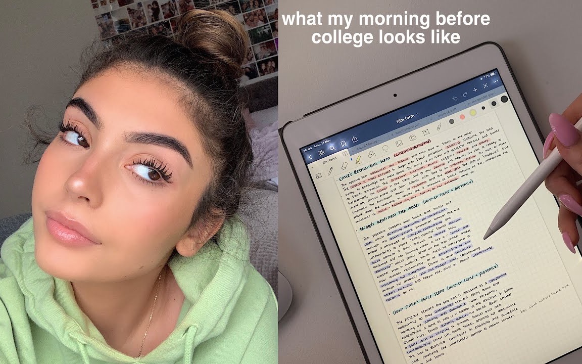 【Yaz】我的大学生活晨间日常|a REAL college morning routine #skincare哔哩哔哩bilibili