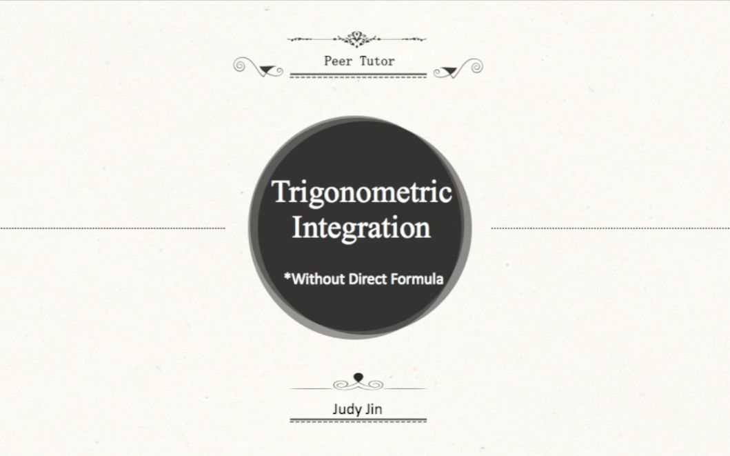 [图]【AP微积分】【三角函数积分】 Trigonometric Integration