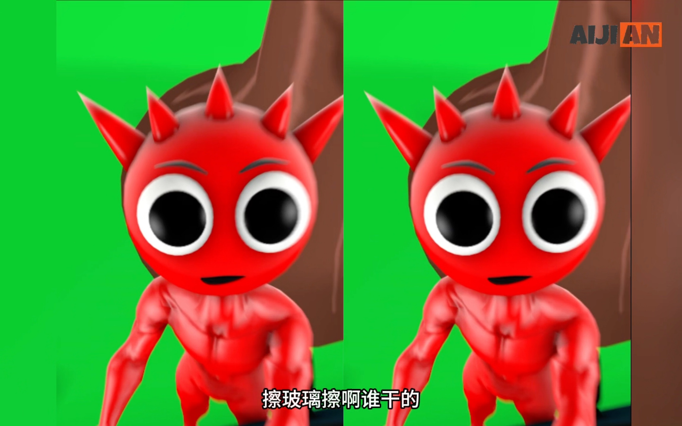 瑞迪在小鸟头上拉屎#节奏盒子 #二次元 #动画