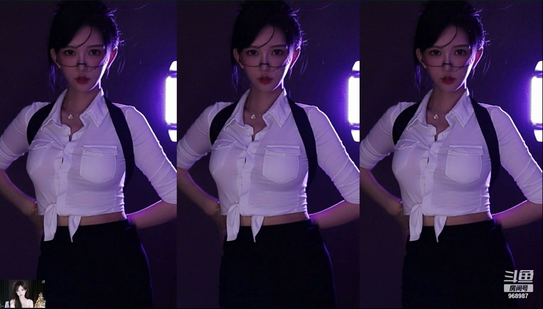 非免!斗鱼舞蹈 南妹儿呀_ 今天这身真的是南老师了!