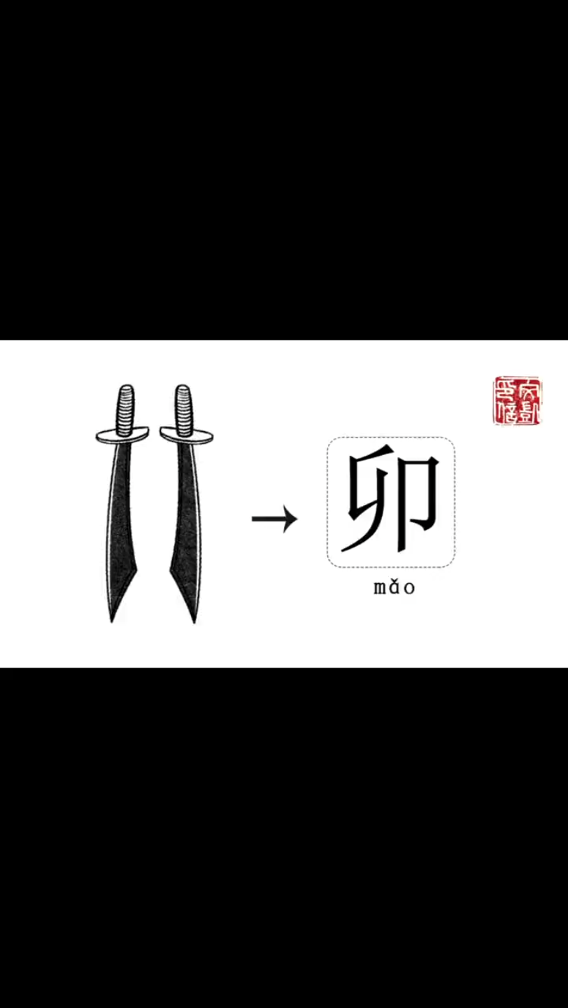 汉字小故事“卯”哔哩哔哩bilibili