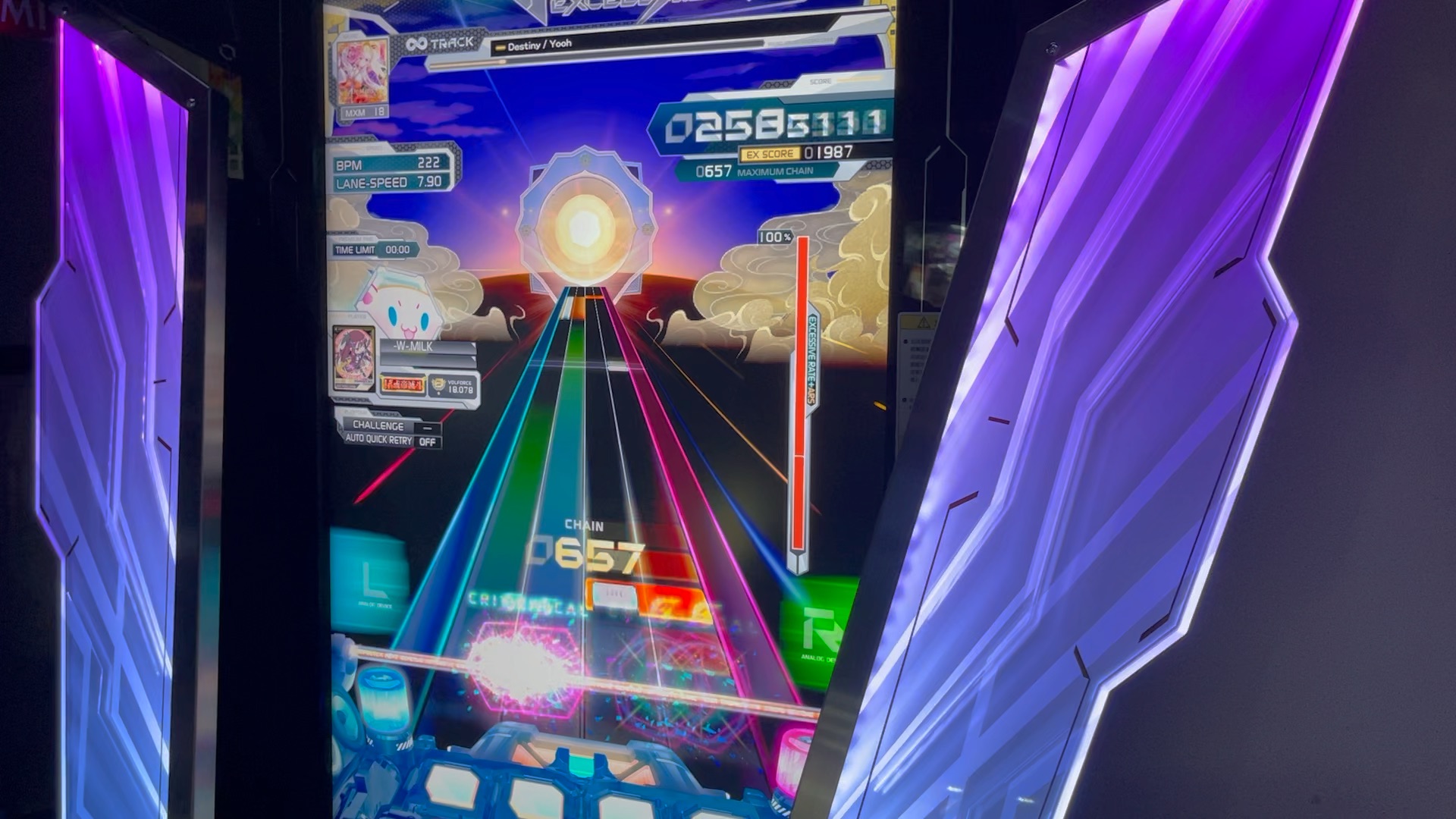 [sdvx exceed gear]destiny mxm lv.18 9717k_哔哩哔哩_bilibili