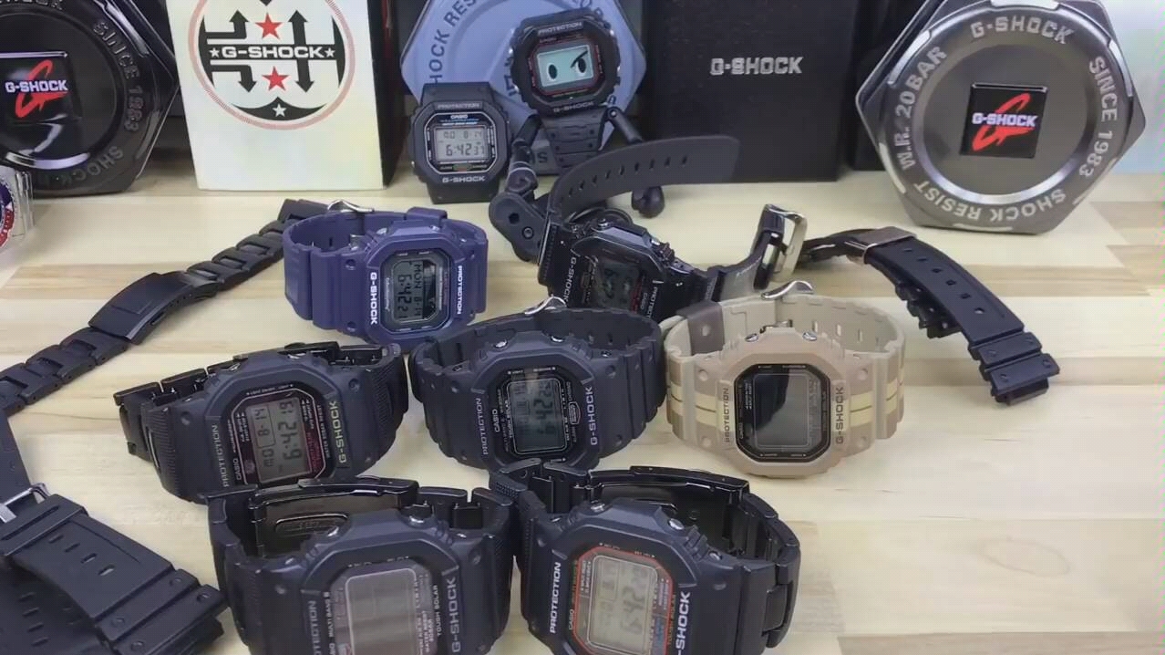 卡西欧Gshock 方块表(包含5600, 5610, 5000, 5030)来自:Random Rob哔哩哔哩bilibili