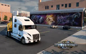 《美洲卡车模拟》拉个移动屏障到德克萨斯州的阿马里洛 | American Truck Simulator