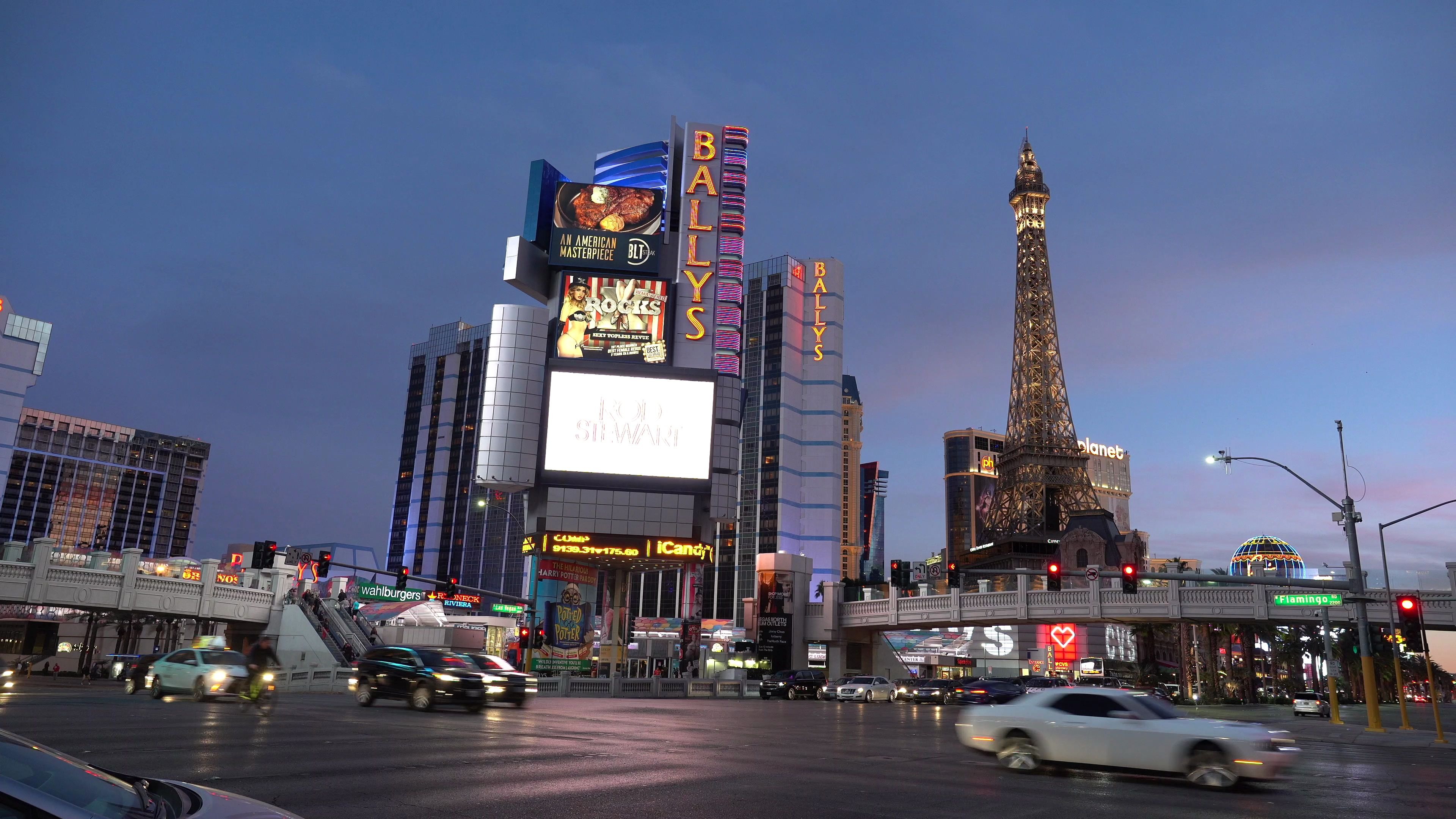 美国拉斯维加斯街头