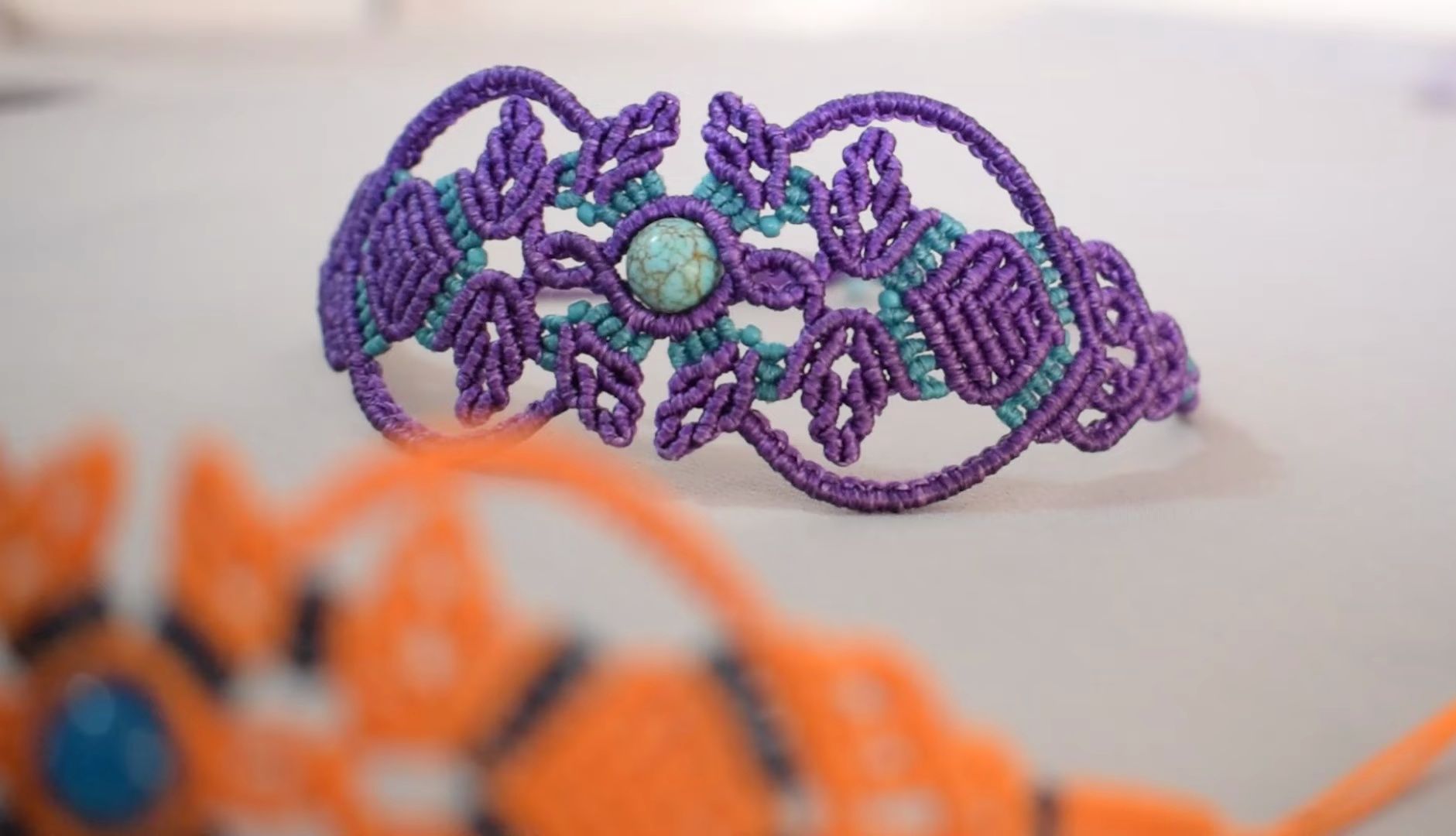 【sainabaft】绳编手链教程063