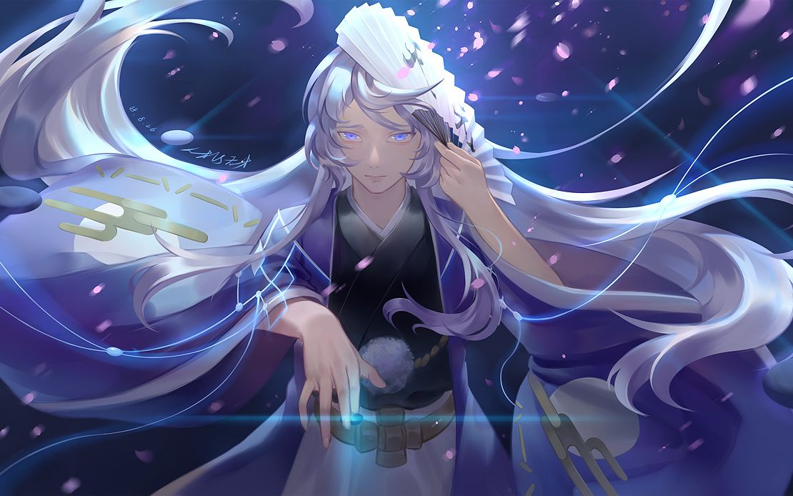 【板绘】阴阳师 弈 sai绘画过程_哔哩哔哩_bilibili