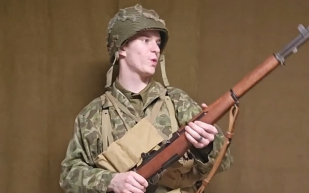 第二次世界大战美军猎鸭迷彩服印象装备.