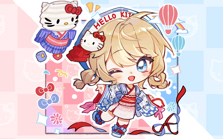 两分钟画一个联动日和坊宝宝ʚ