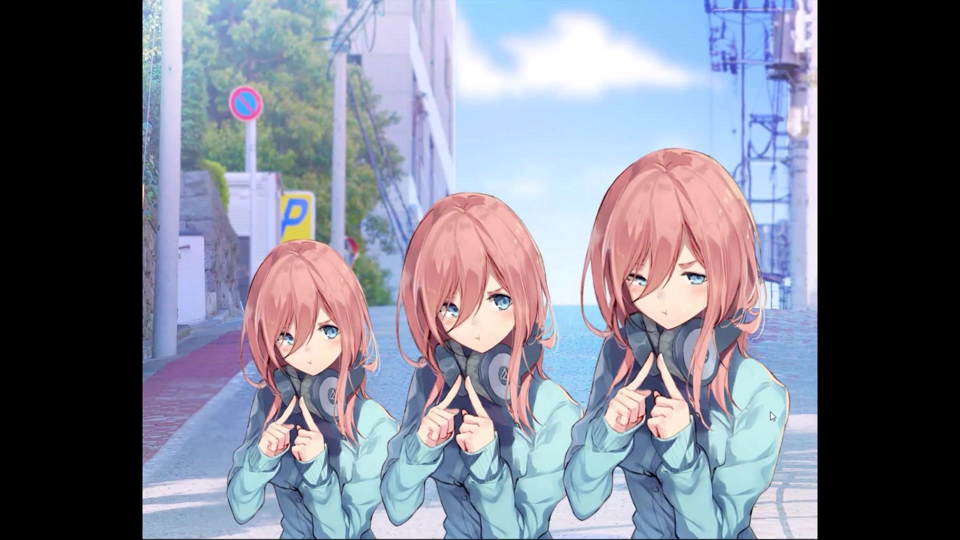 自制三玖的live2d在动态壁纸里的效果展示三玖天下第一