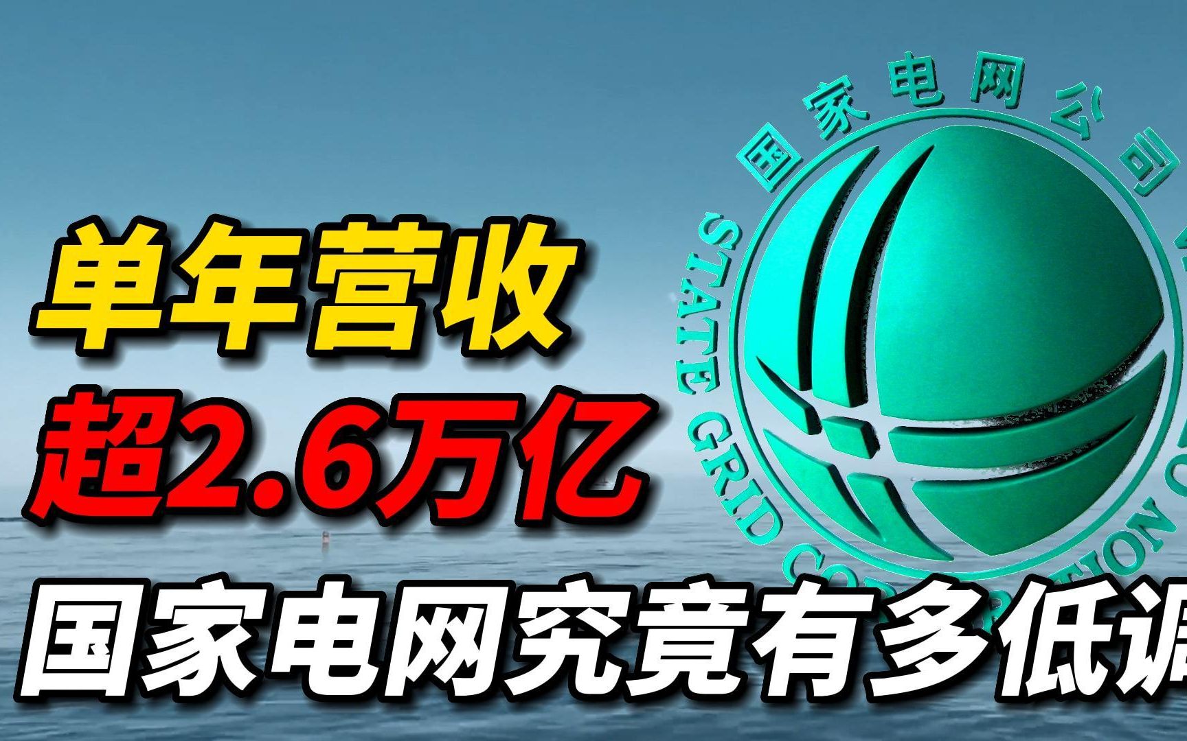 单年营收超过2万6千亿!全球最大公用事业企业的中国电网有多牛?哔哩哔哩bilibili