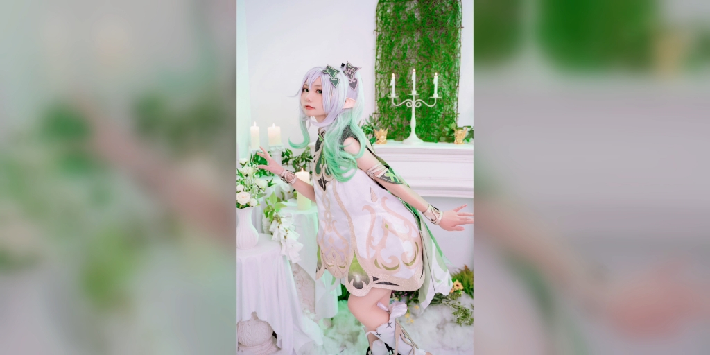 [图]喵小吉cosplay 原神 草神 纳西妲