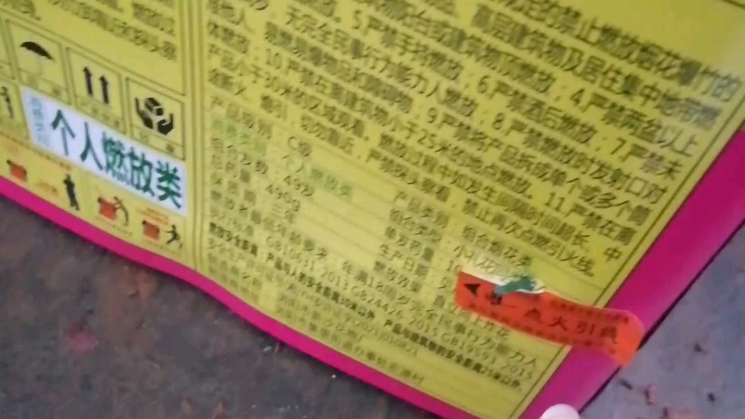 烟花爆炸了