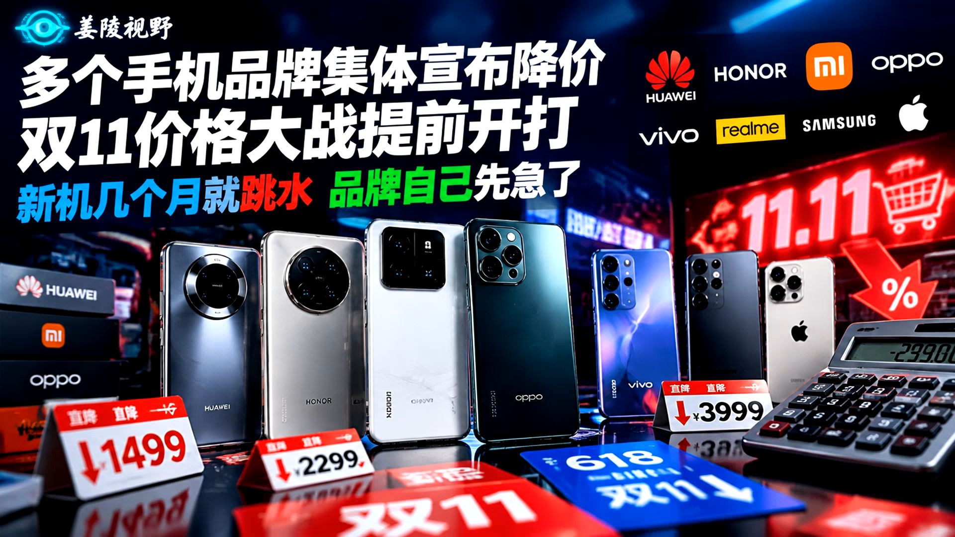 手机品牌集体宣布降价