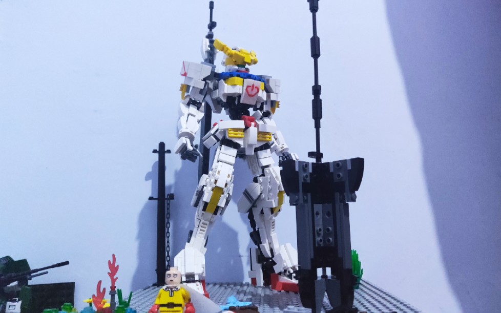用巴巴托斯捏个积木吧乐高机动战士高达铁血的奥尔芬斯巴巴托斯第四