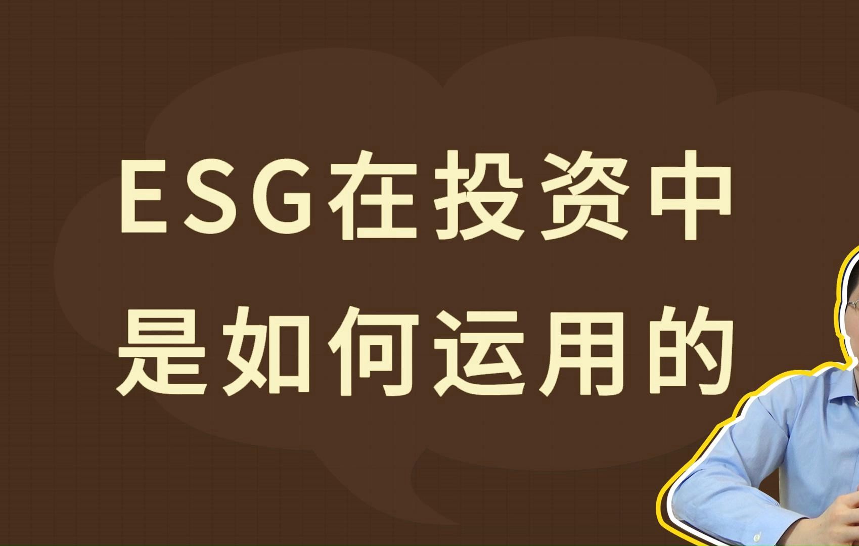 ESG,在投资中是如何运用的哔哩哔哩bilibili