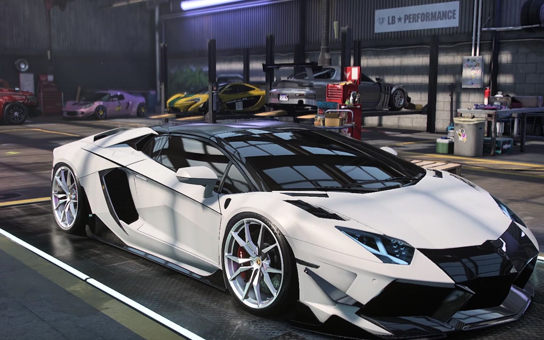 极品飞车21:兰博基尼aventador s roadster"17款_哔哩哔哩_bilibili