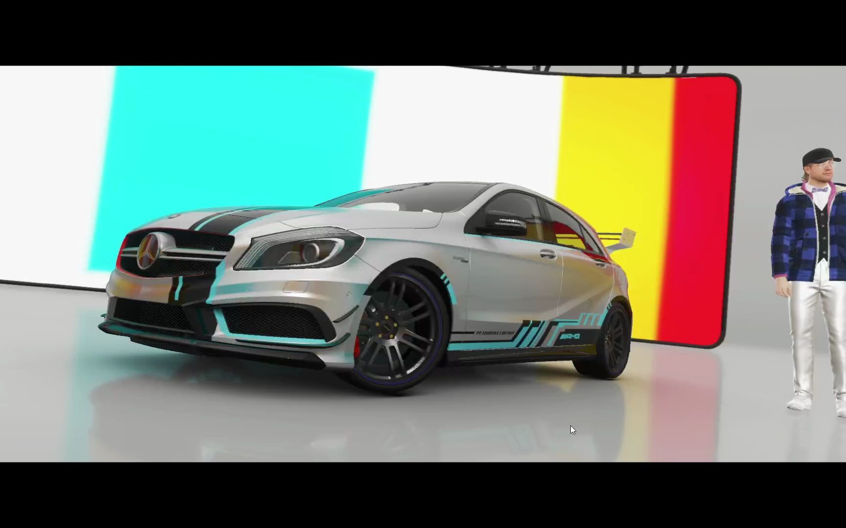 极限竞速地平线4车辆测评解说第四十九期:梅赛德斯奔驰a45 amg