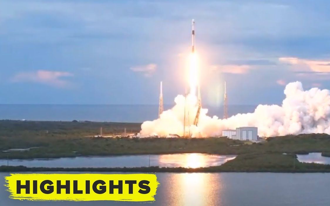 火箭发射 英文字幕解说 SpaceX SAOCOM 1B Launches! + (Falcon 9 OnShore Landing)哔哩哔哩bilibili