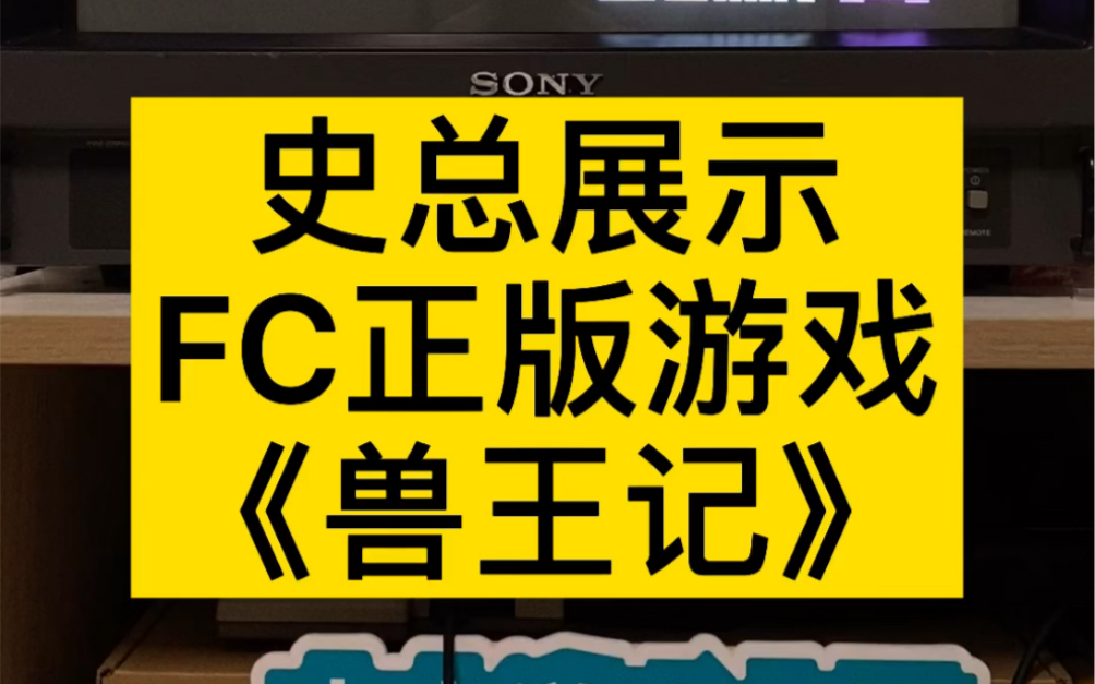 [图]史总展示FC正版游戏《兽王记》