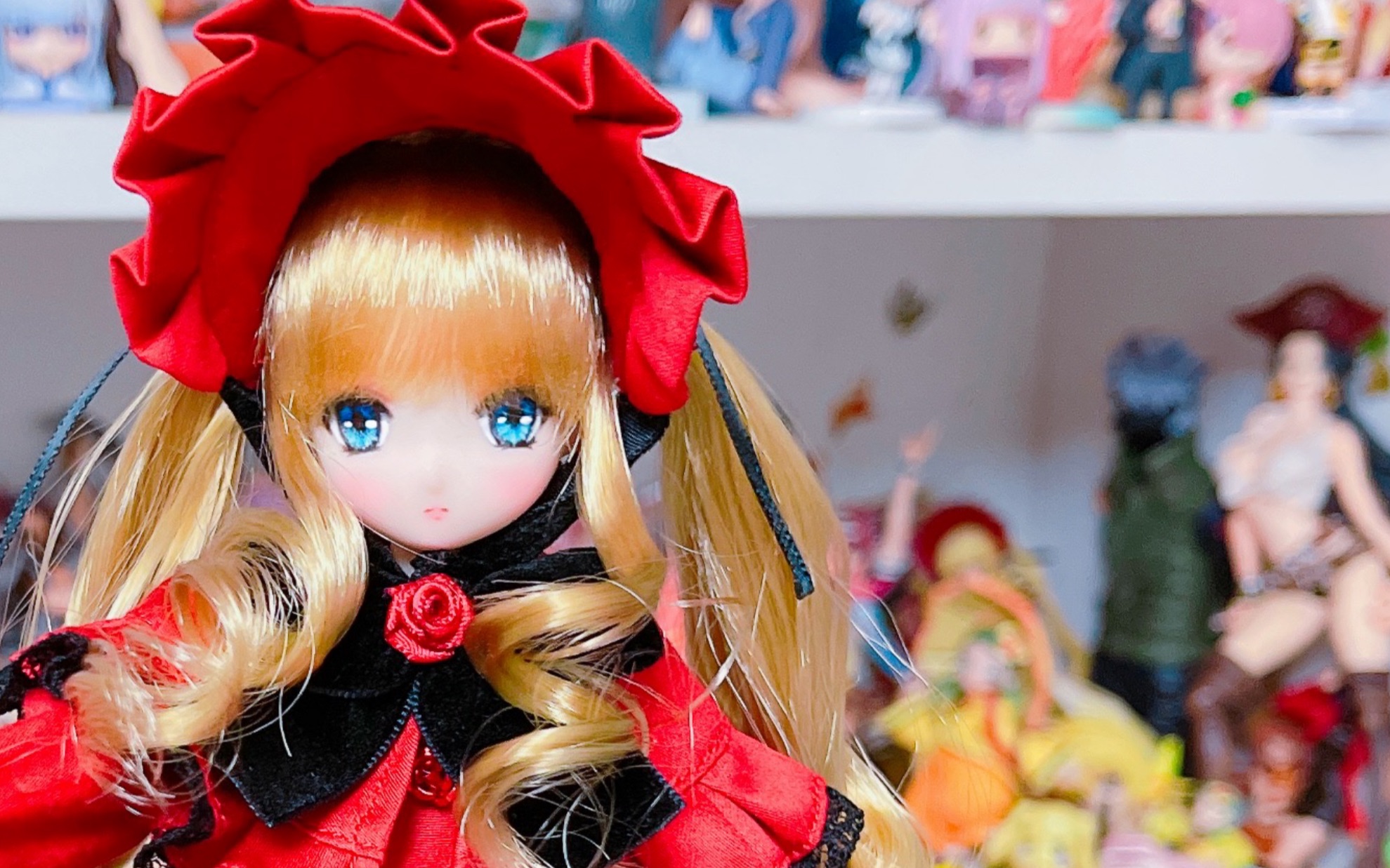 轩太郎的开箱rozenmaiden蔷薇少女第五人偶真红shinku娃娃人形展示