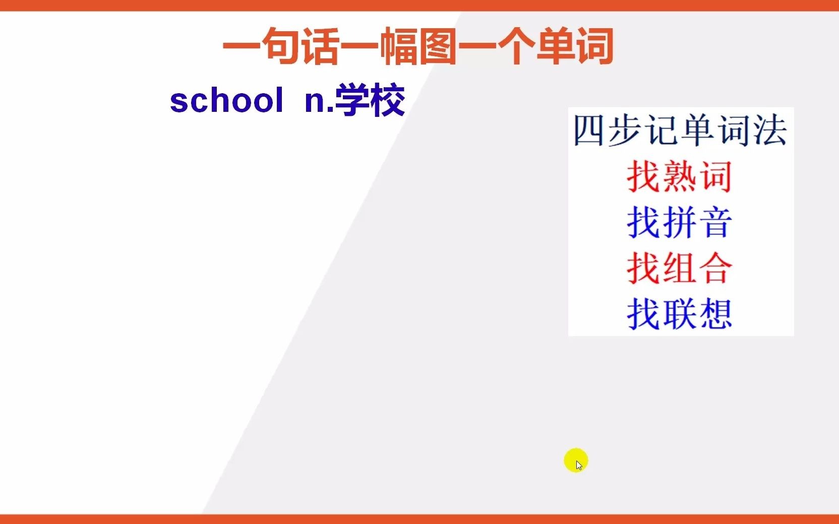 school英文单词怎么能快速记住哔哩哔哩bilibili