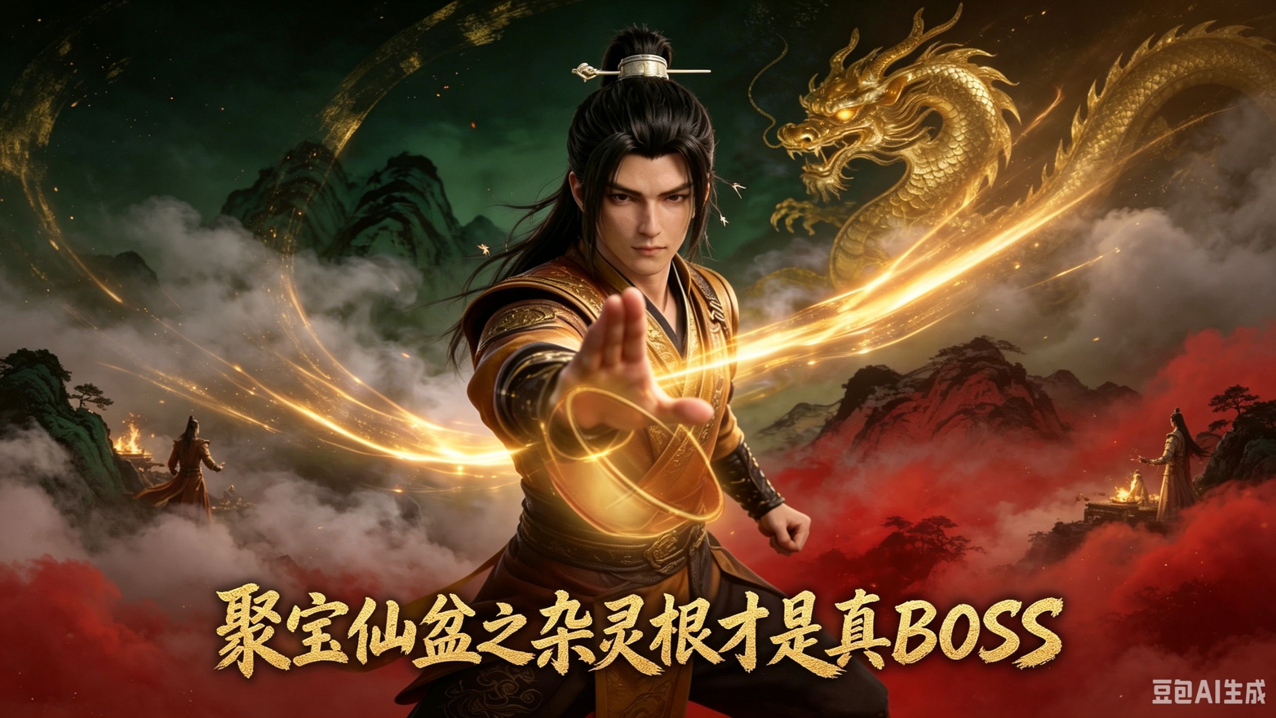 聚宝仙盆之杂灵根才是真BOSS第十一季！杂役弟子拾得聚宝盆由凡入仙直上九天，魔域天帝遗迹开启聚宝盆秘密未揭