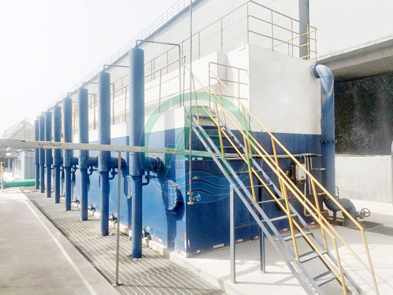 一体化净水器设备工艺原理 饮用水净化项目出水调试现场