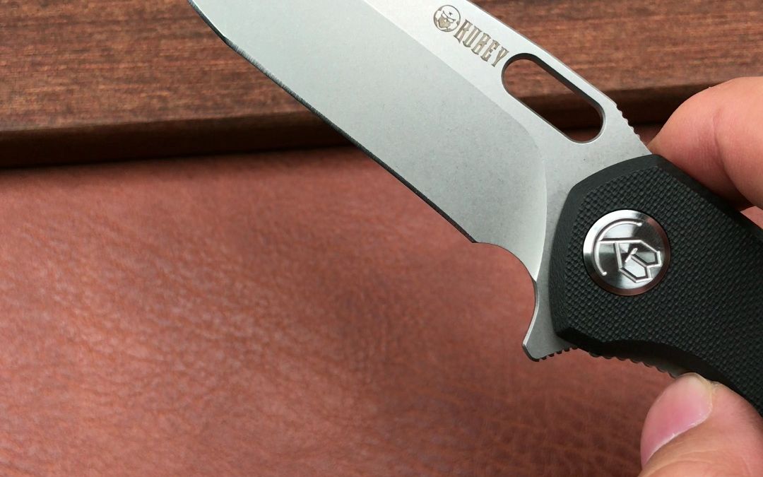 kubey酷备刀ku003 d2钢g10快开折刀