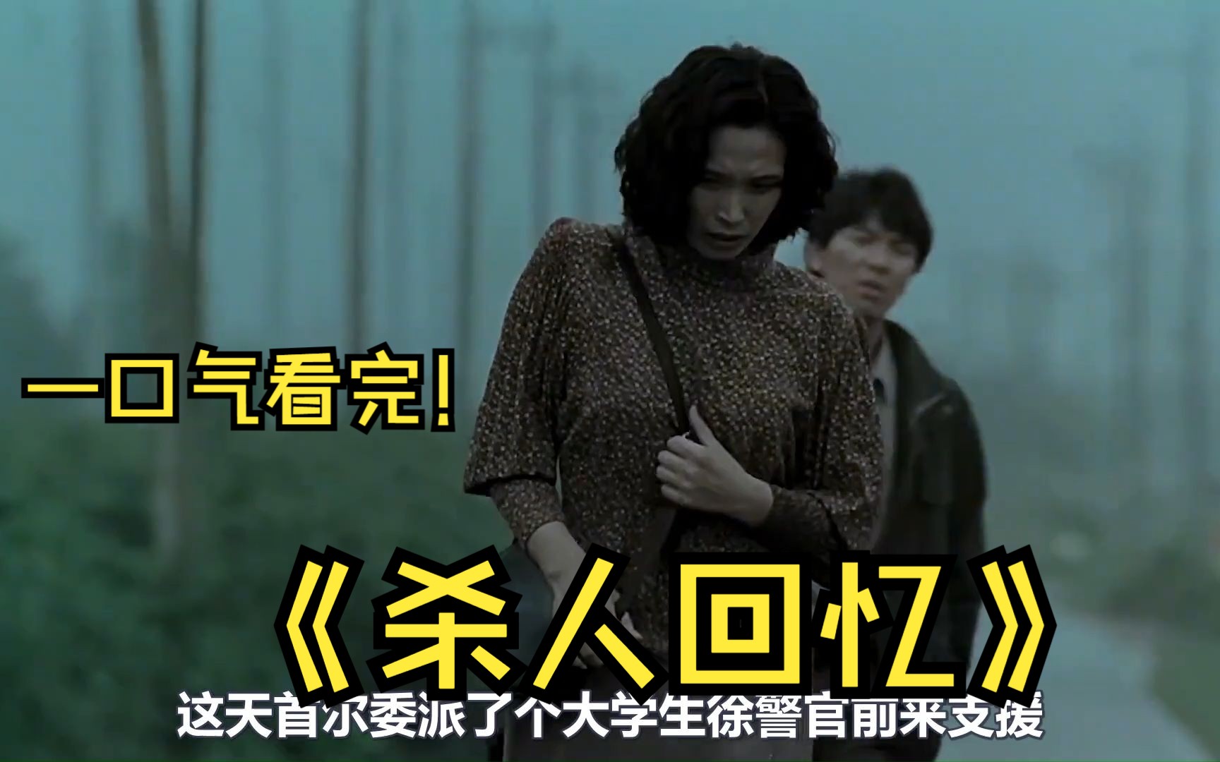 一口气看完《杀人回忆》据说这样的组合，从没有过烂片！！
