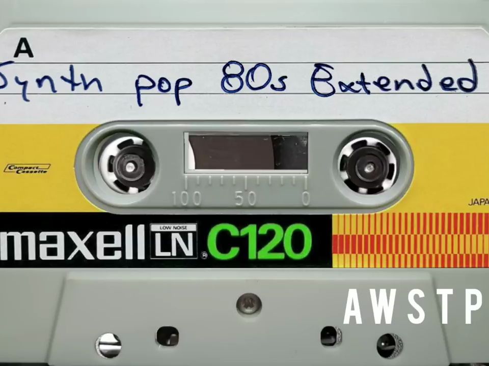 maxell ln-c120磁带录制synth pop 80 extended