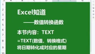 Excel知道 - [TEXT 数值转换函数] WPS/Excel表格函数精讲