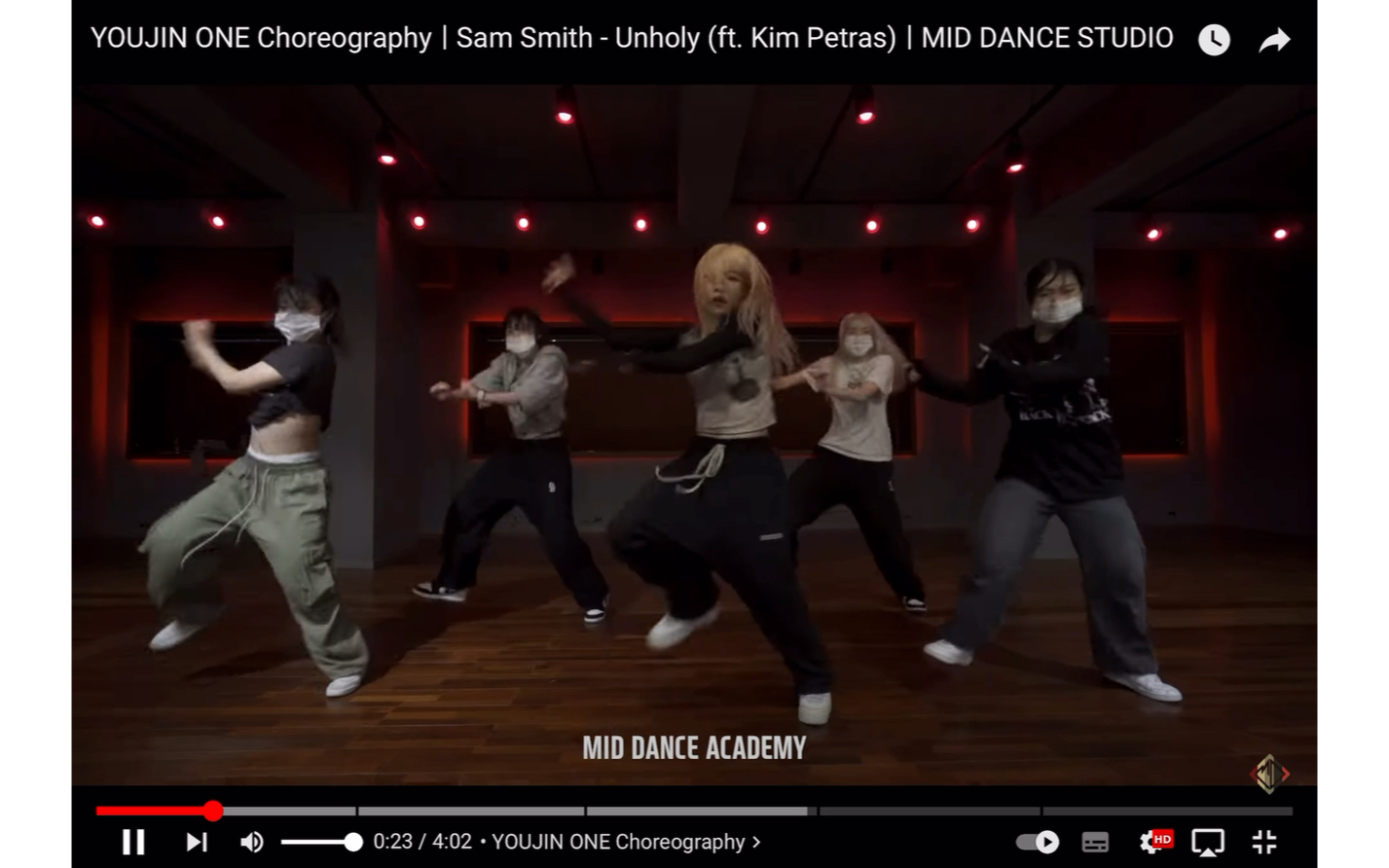 [图]Unholy Choreograph By Youjinone 原+镜面